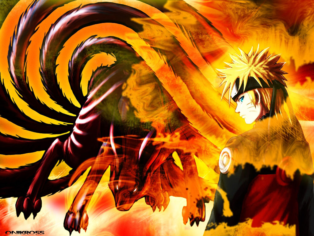 Wallpapers Manga Naruto naruto et kyubi