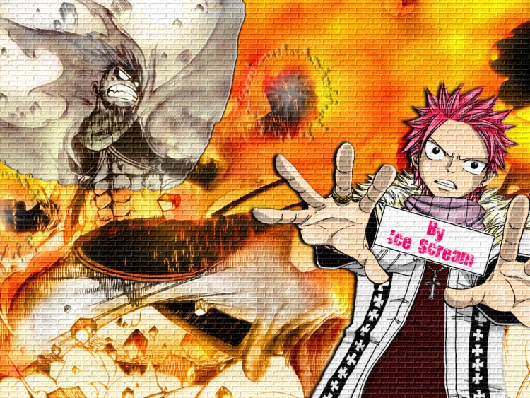 Fonds d'cran Manga Fairy Tail - Natsu fairy tail