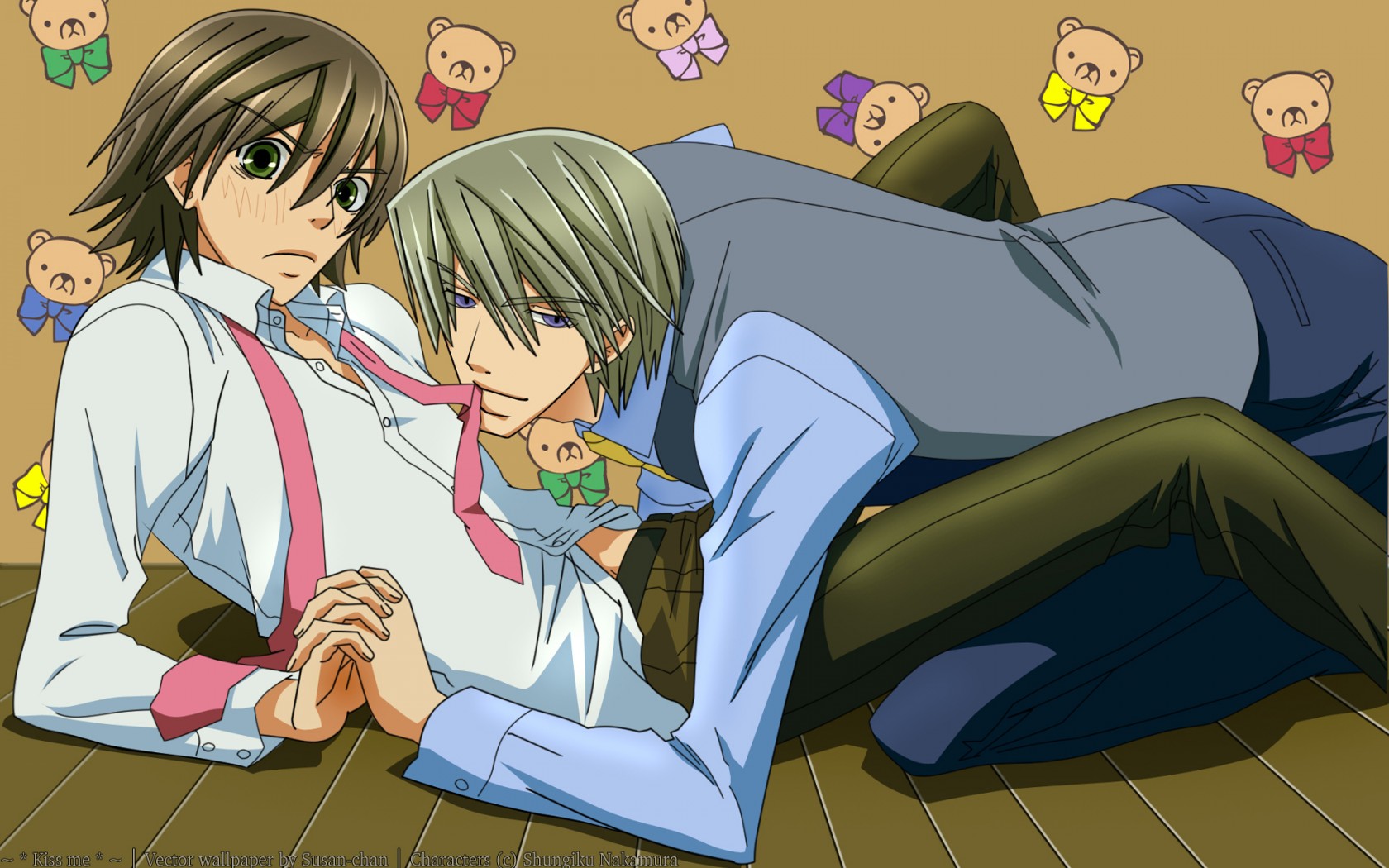 Wallpapers Manga Junjou Romantica kiss me