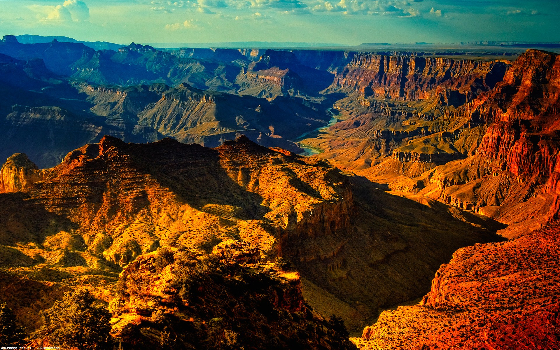 Fonds d'cran Nature Canyons Canyons dors