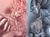 Wallpapers Manga Son Goku VS Vegeta