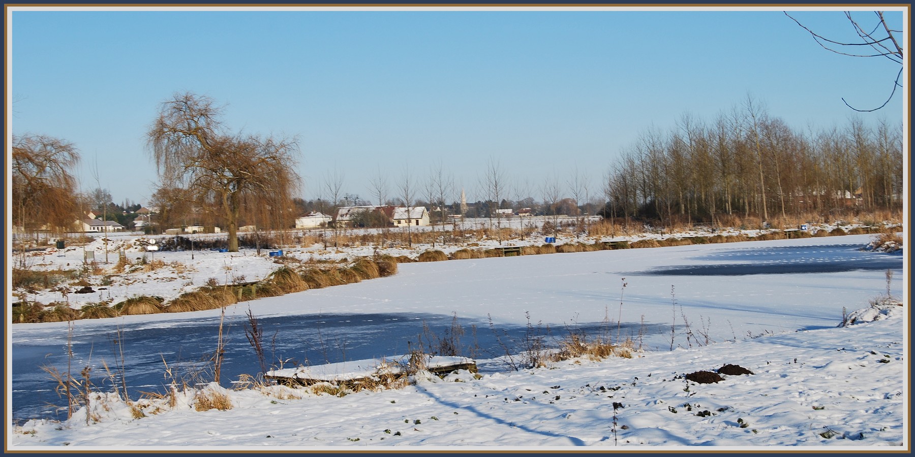 Fonds d'cran Nature Lacs - Etangs Etang gel