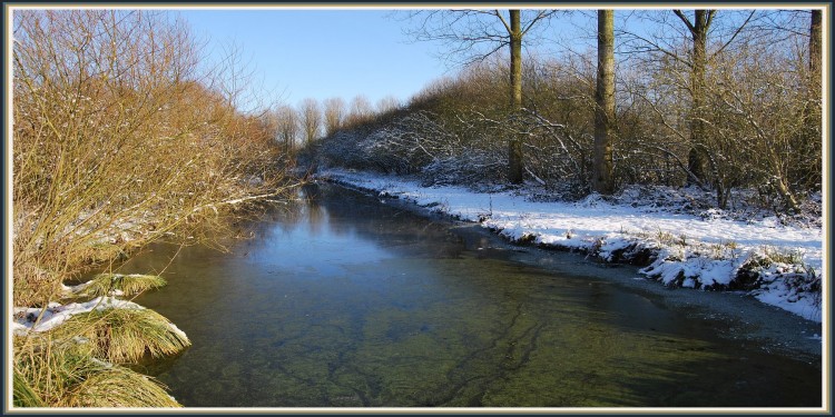 Fonds d'cran Nature Fleuves - Rivires - Torrents La Clastroise en hiver