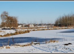 Fonds d'cran Nature Etang gel