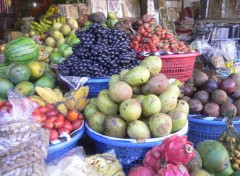 Wallpapers Nature Etalage de fruit dans un march balinais  Denpasar