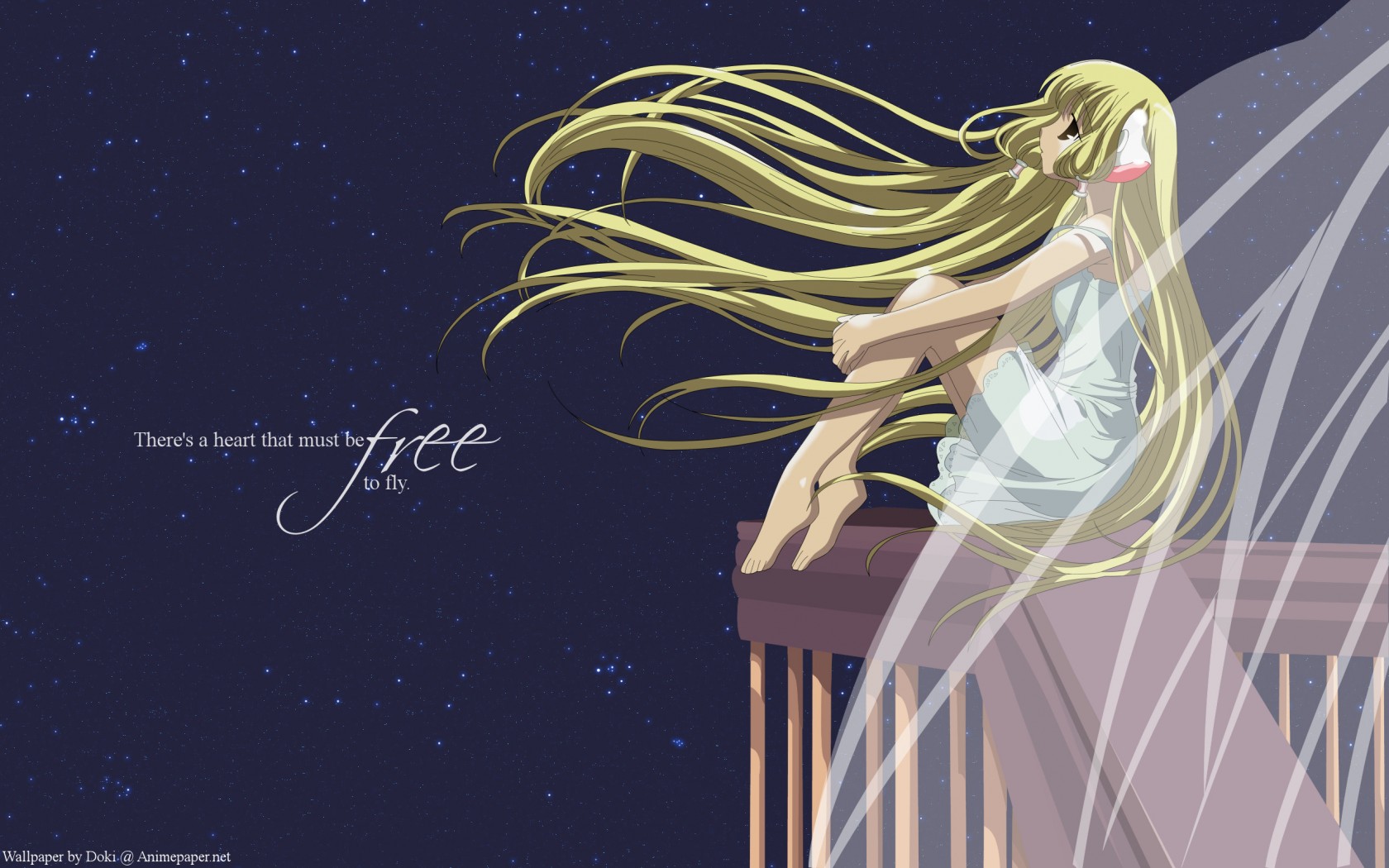 Fonds d'cran Manga Chobits in the night