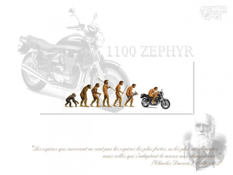 Fonds d'cran Motos Kawasaki Evolution ZEPHYR