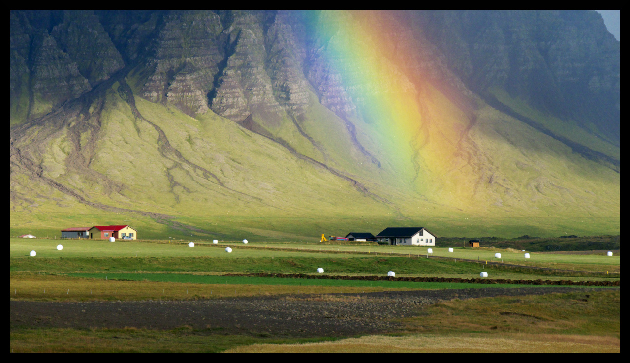 Fonds d'cran Nature Arcs-en-ciel Couleurs d'Islande