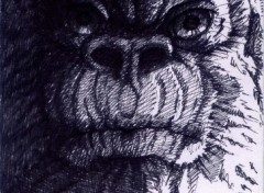 Fonds d'cran Art - Crayon kong