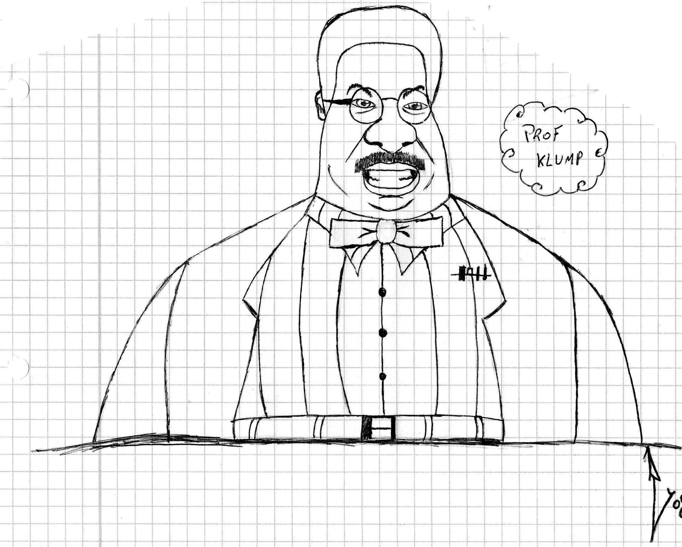 Wallpapers Art - Pencil Movies - TV Soaps Prof klump