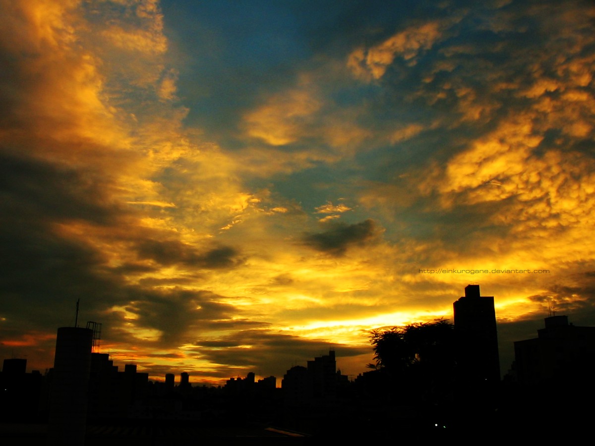 Wallpapers Nature Skies - Clouds Burning Sky