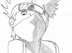 Fonds d'cran Art - Crayon kakashi sensei