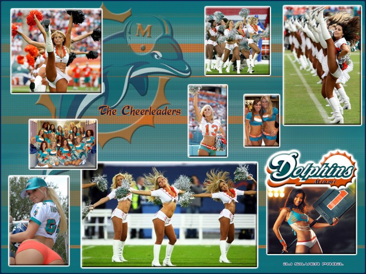 Fonds d'cran Sports - Loisirs Football Amricain The Cheerleaders Miami Dolphins