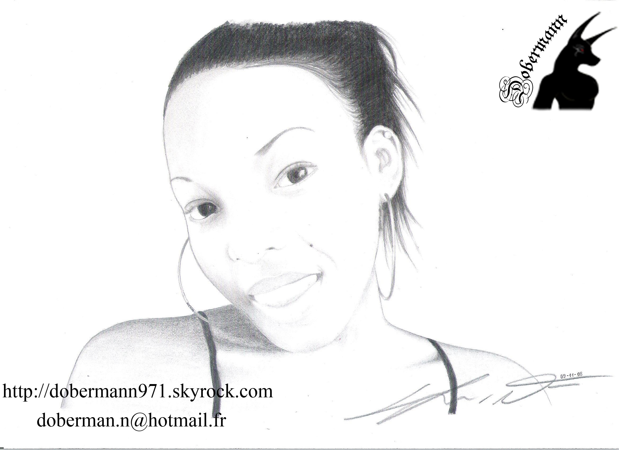 Wallpapers Art - Pencil Portraits Dessin raliser par Dobermann971