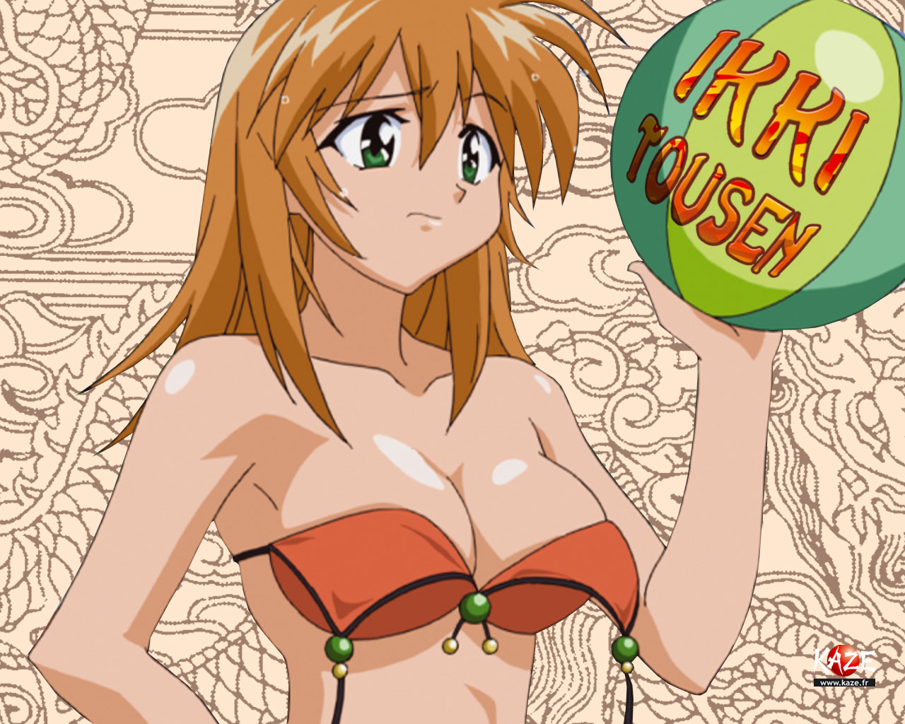 Fonds d'cran Manga Ikkitousen Dragon Destiny femme