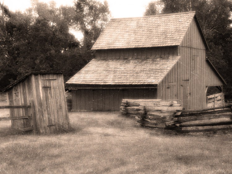 Fonds d'cran Constructions et architecture Constructions champtres Old Barn