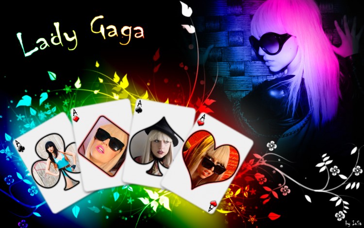 Fonds d'cran Musique Lady Gaga Lady Gaga Poker Face