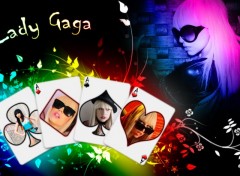 Fonds d'cran Musique Lady Gaga Poker Face