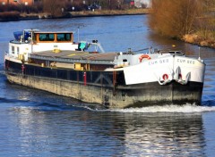Fonds d'cran Bateaux Pniche rentrant sur le canal de la Lys  Lille