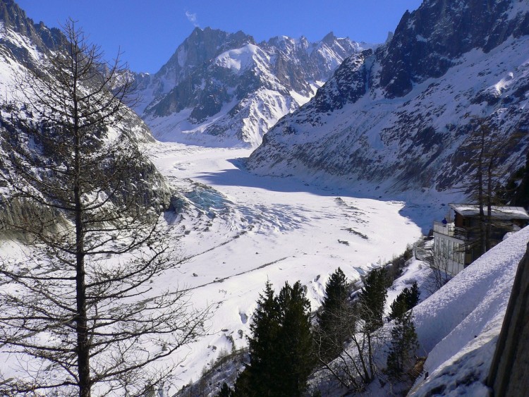 Fonds d'cran Nature Glaciers La valle blanche