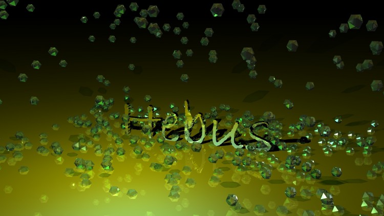 Wallpapers Digital Art 3D - Cinema 4D pluie de diams sur hebus