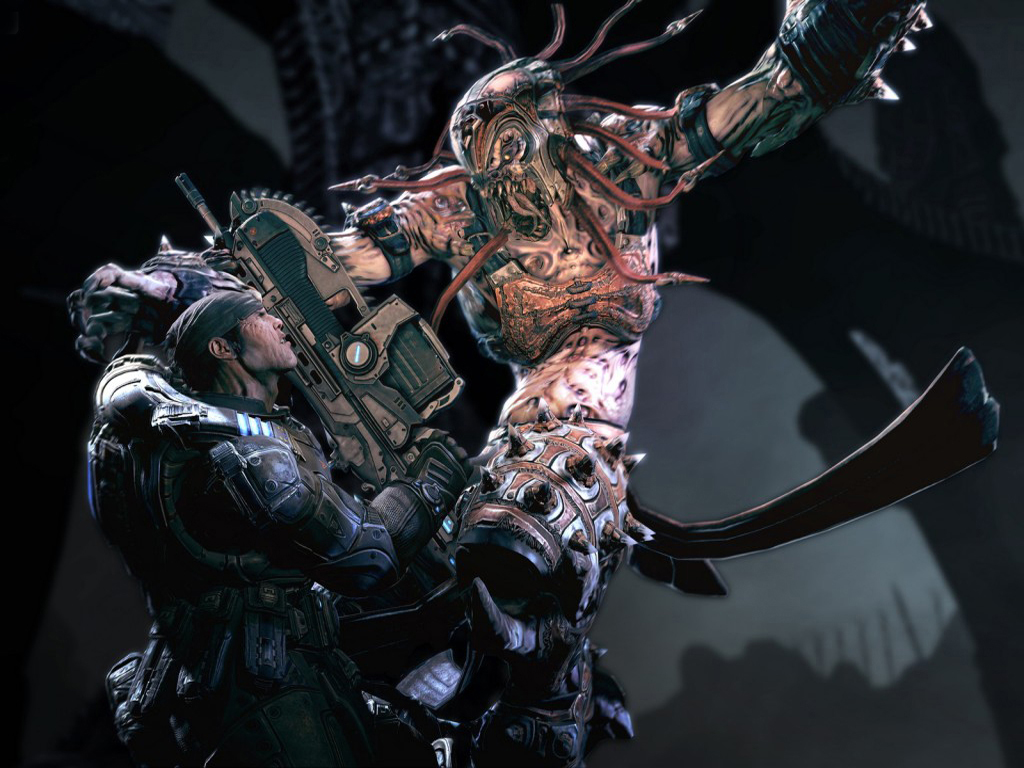 Wallpapers Video Games Gears of War 2 ca va tranché