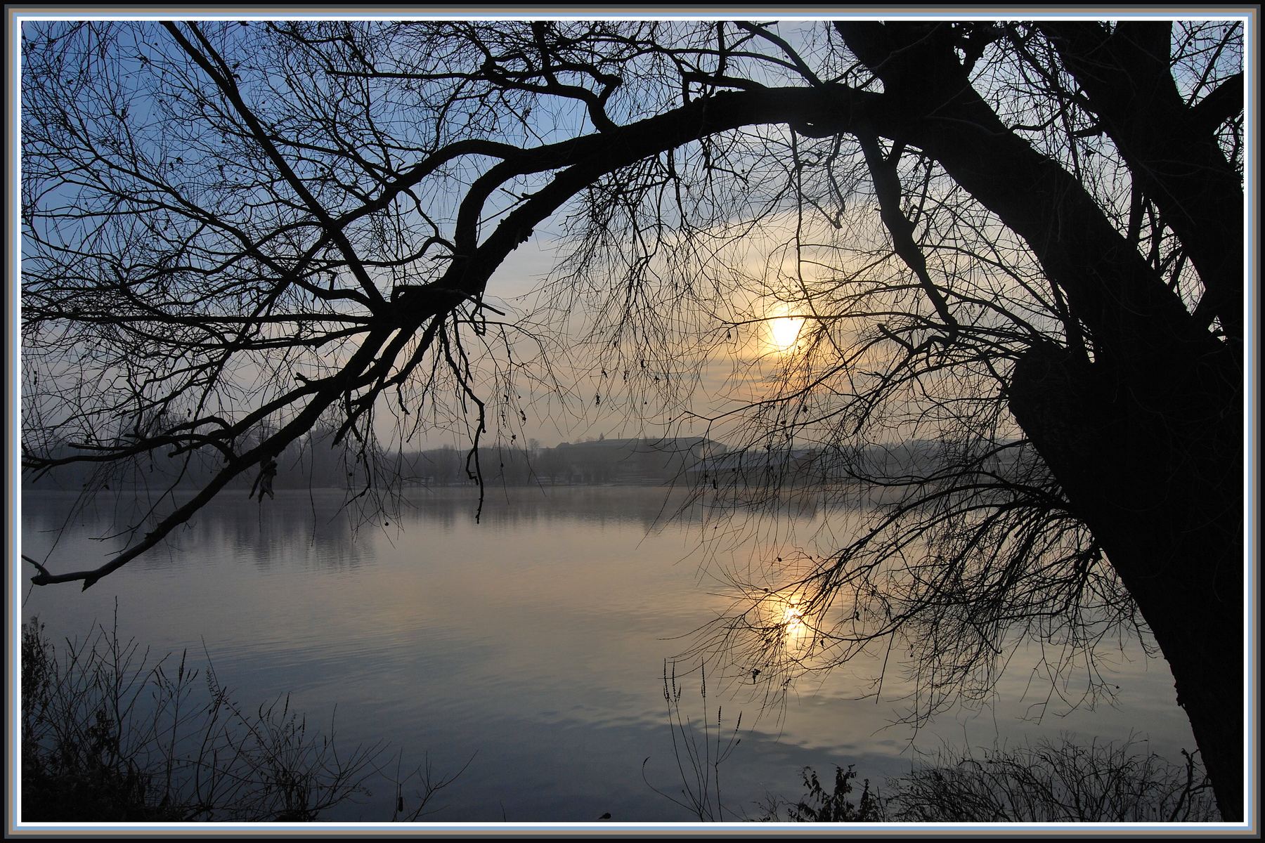 Wallpapers Nature Saisons - Winter Hiver sur les Marais d'Isle à Saint-Quentin (02)