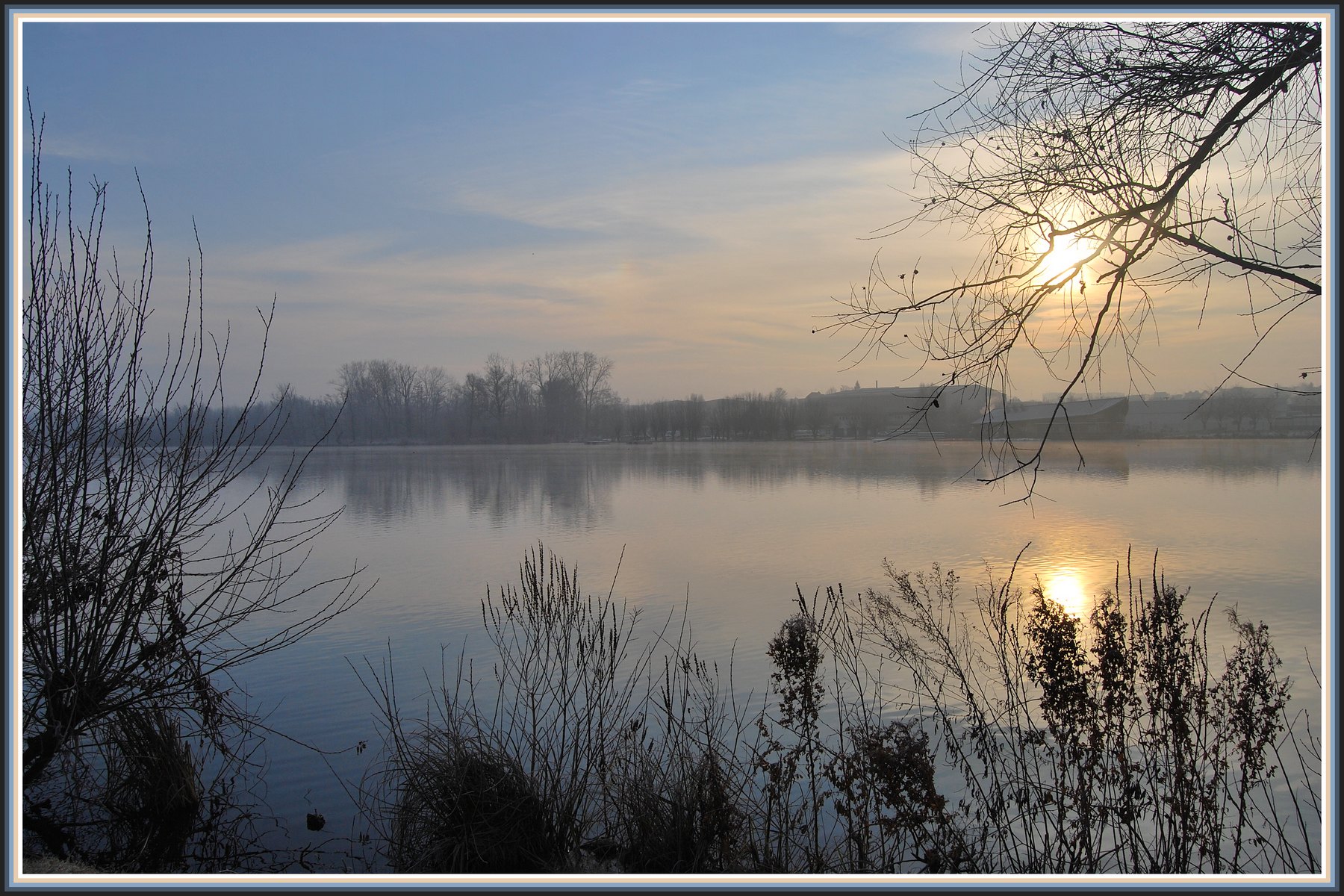 Wallpapers Nature Saisons - Winter Hiver sur les Marais d'Isle à Saint-Quentin (02)