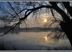 Fonds d'cran Nature Hiver sur les Marais d'Isle  Saint-Quentin (02)