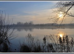 Fonds d'cran Nature Hiver sur les Marais d'Isle  Saint-Quentin (02)