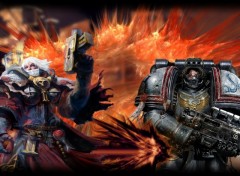 Fonds d'cran Jeux Vido Space marines & sister of battle