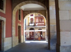 Fonds d'cran Constructions et architecture Des arcs du conseil municipal de Gijn  (Asturias).