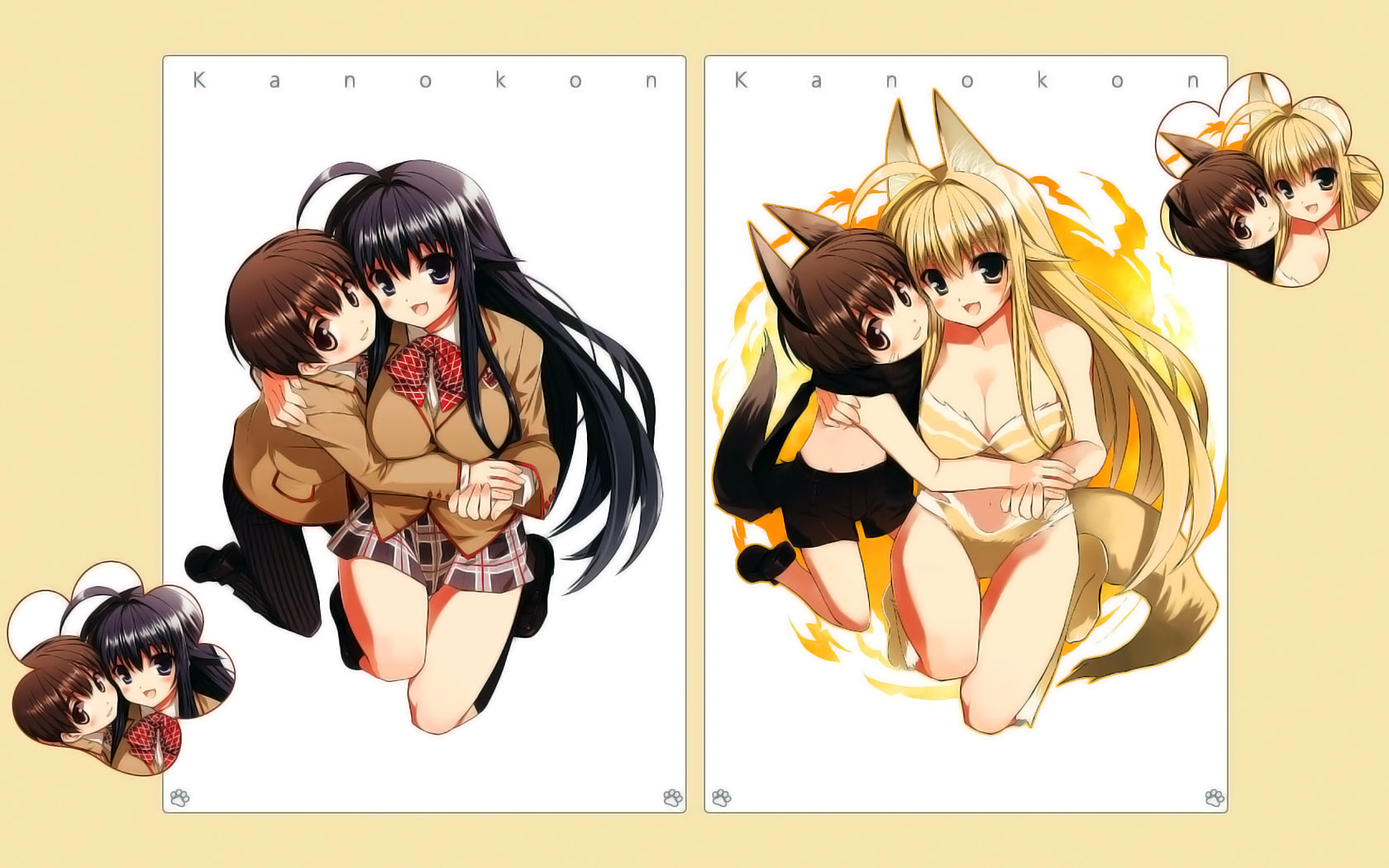 Wallpapers Manga Kanokon Kanokon