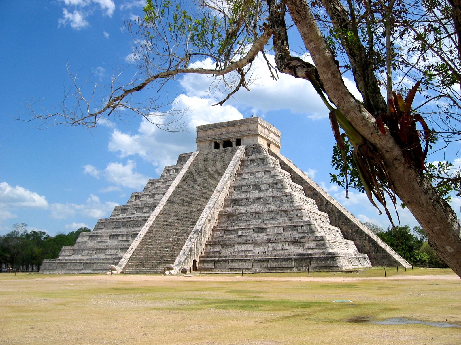 Wallpapers Trips : North America Mexico Pyramide de Chichen itza - Pninsule du Yucatan