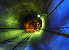 Wallpapers Constructions and architecture Couleurs dans un tunnel