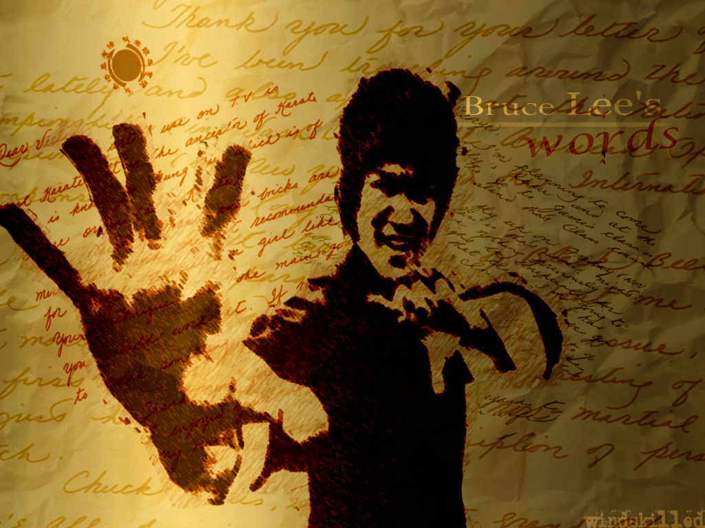 Fonds d'cran Clbrits Homme Bruce Lee Bruce Lee's words