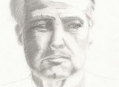 Fonds d'cran Art - Crayon Marlon Brando