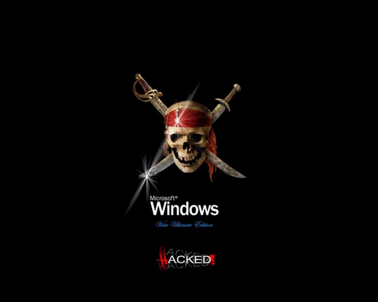 Fonds d'cran Informatique Windows Vista vista ultimate pirated edition