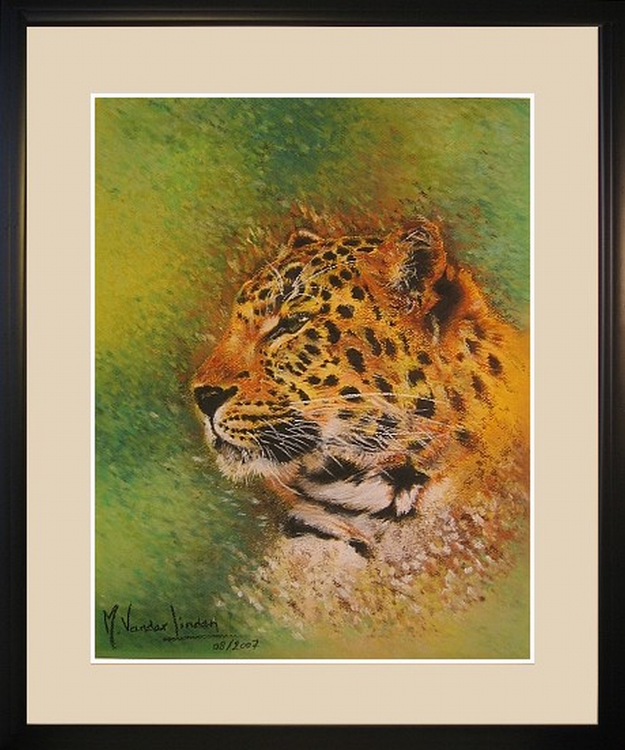 Fonds d'cran Art - Peinture Animaux Regard mystrieux