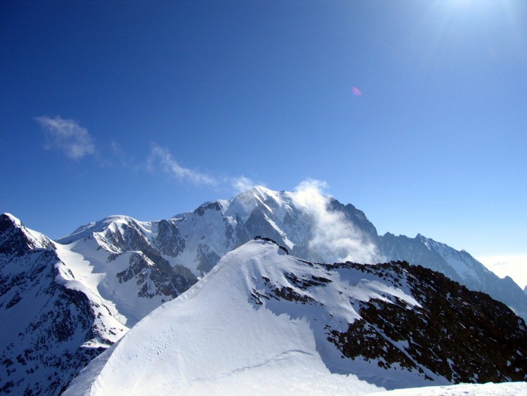 Fonds d'cran Nature Montagnes Le Mont Blanc depuis les Miages