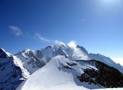 Fonds d'cran Nature Le Mont Blanc depuis les Miages