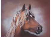 Fonds d'cran Art - Peinture Tte du cheval d'un ami