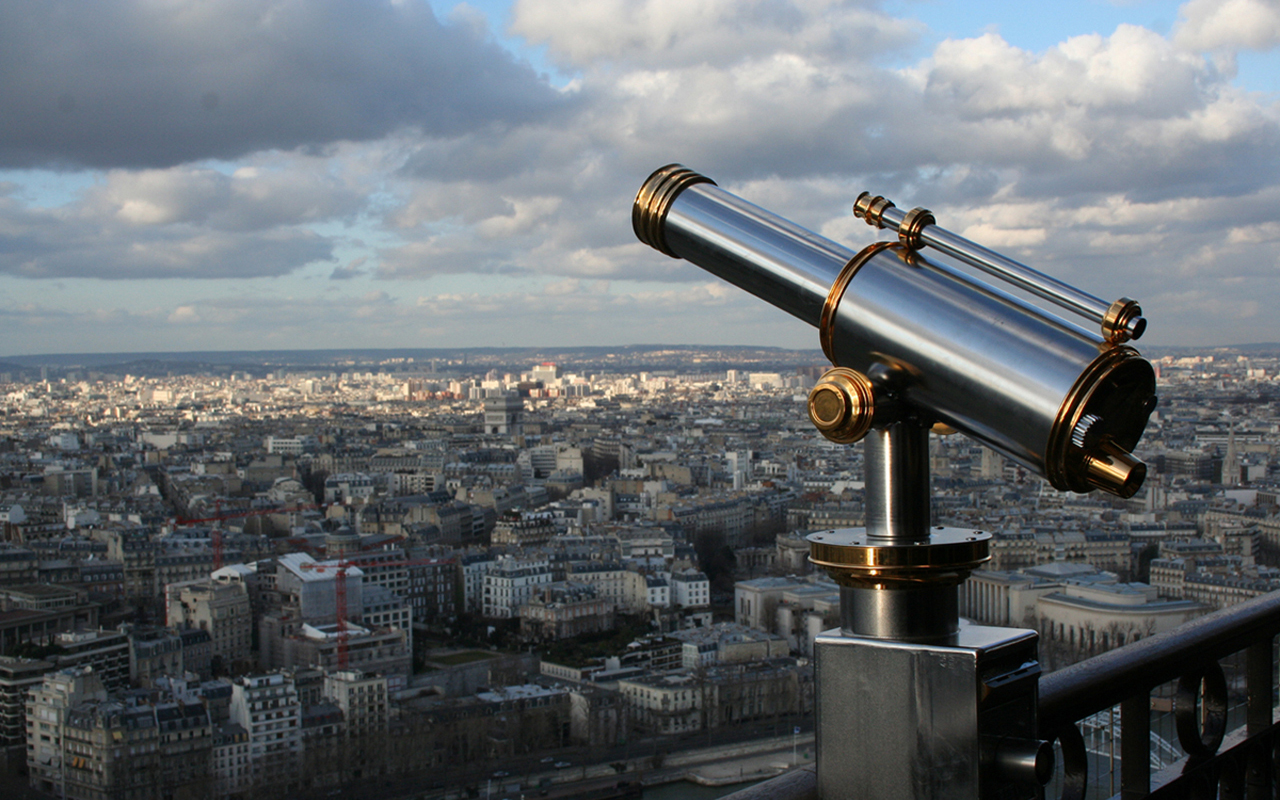 Wallpapers Trips : Europ France > Ile-de-France > Paris longue vue de la tour eiffel