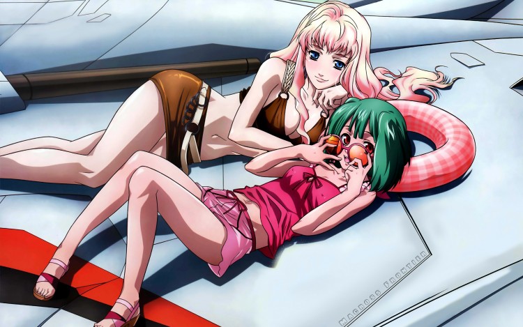 Fonds d'cran Manga Macross Frontier Macross Frontier Divas in Sun