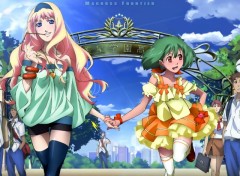 Fonds d'cran Manga Macross Frontier Divas in School