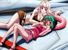 Wallpapers Manga Macross Frontier Divas in Sun