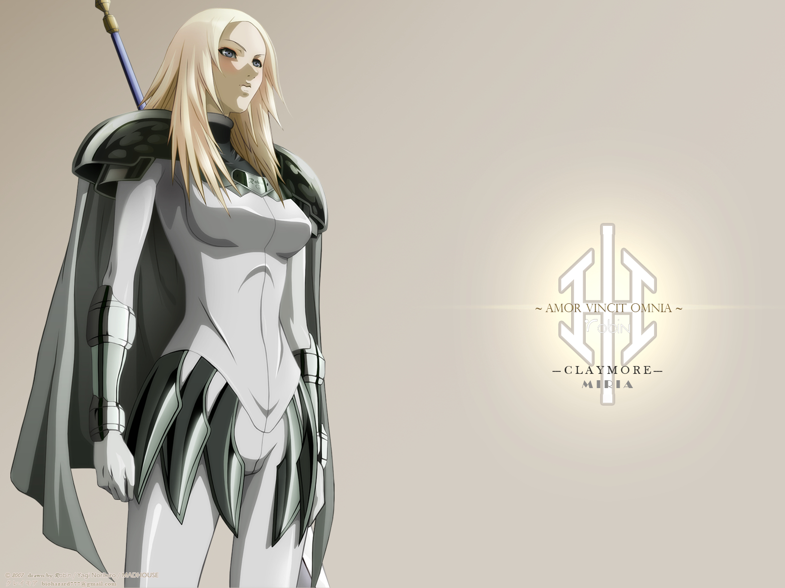 Fonds d'cran Manga Claymore Miria