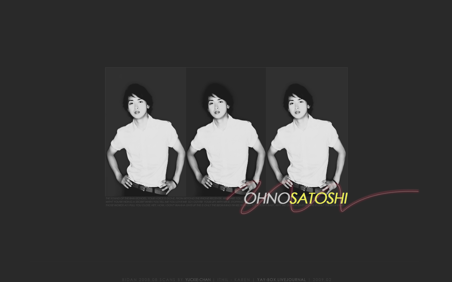 Wallpapers Music Arashi Ohno Satoshi