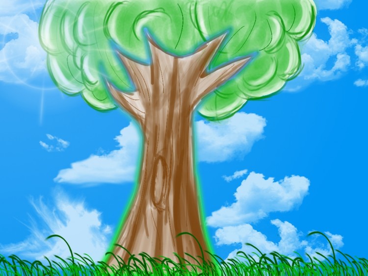 Fonds d'cran Art - Numrique Nature - Arbres, Plantes arbre cartoons