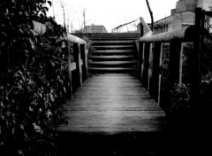 Fonds d'cran Constructions et architecture Les entrailles de Caen : Au bout de la passerelle